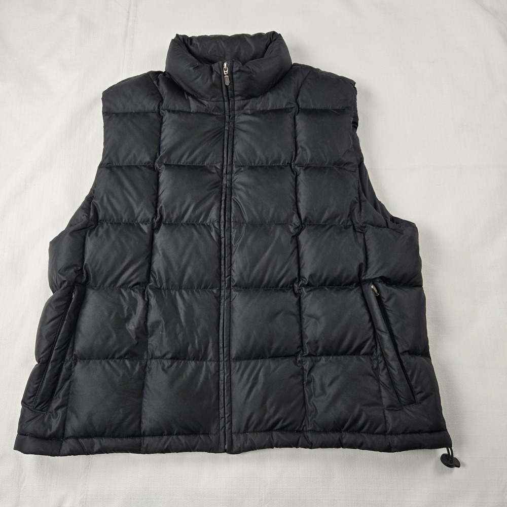 Eddie Bauer Men's Black Cozy Goose Down Puffer Vest Size XL - Picture 1 of 8